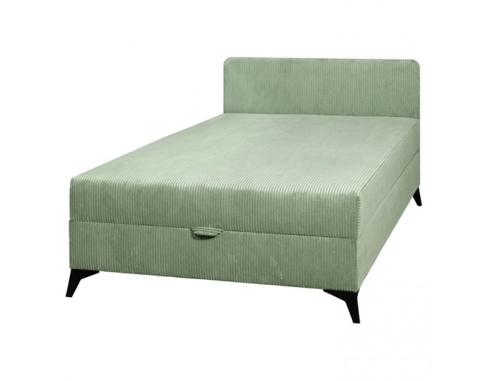 Čalúnená jednolôžková posteľ (váľanda) Isib 120 - zelená
