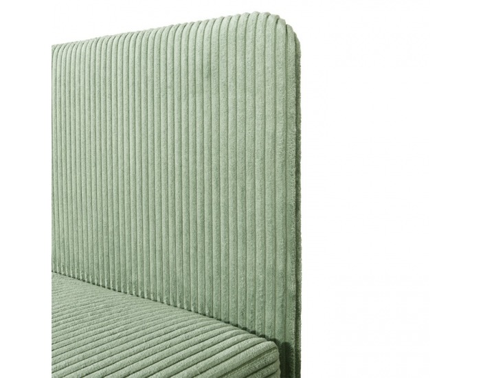 Čalúnená jednolôžková posteľ (váľanda) Isib 120 - zelená