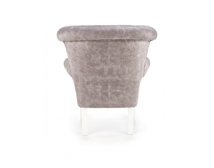 Kreslo Italo - sivá / biela