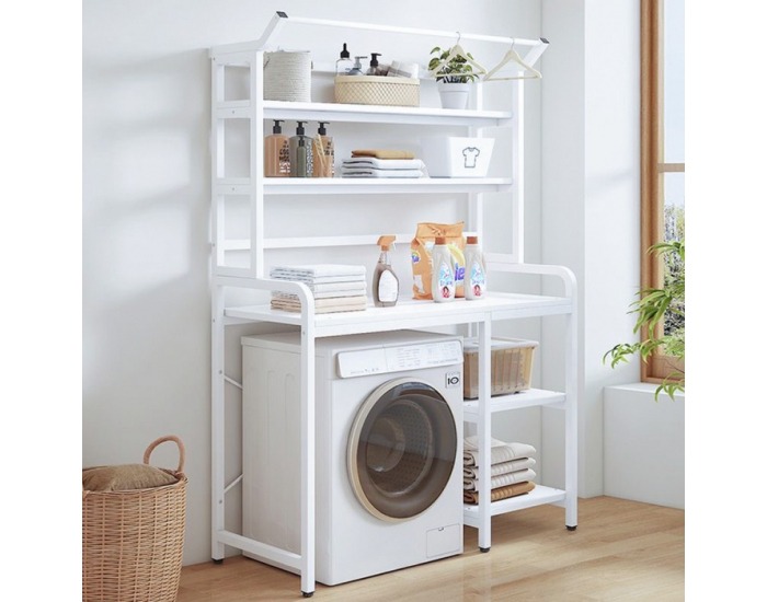 Regál na práčku Jabir - biela