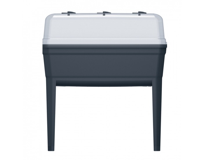 Plastové parenisko na nožičkách Jakon 74,6 cm - antracit