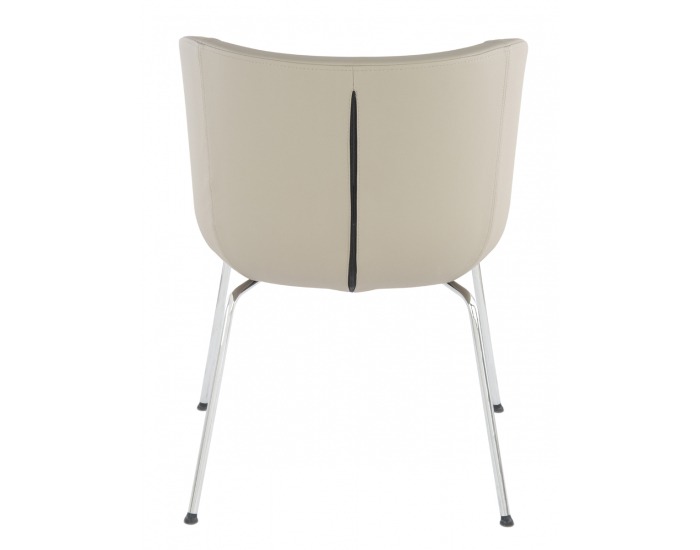 Konferenčné kreslo Janal 4L - béžová / chróm