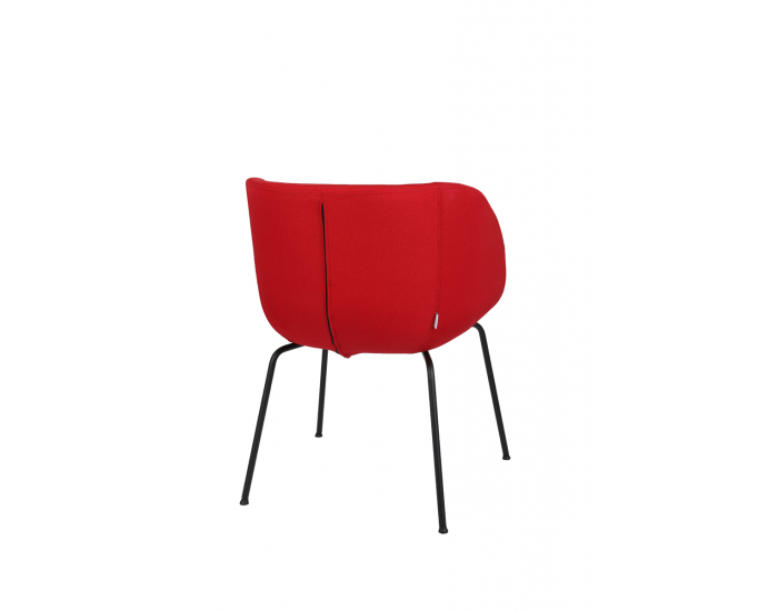 Konferenčné kreslo Janal 4L - červená / čierna