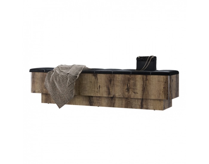 Lavica s úložným priestorom k posteli Jarek 160 - dub monastery