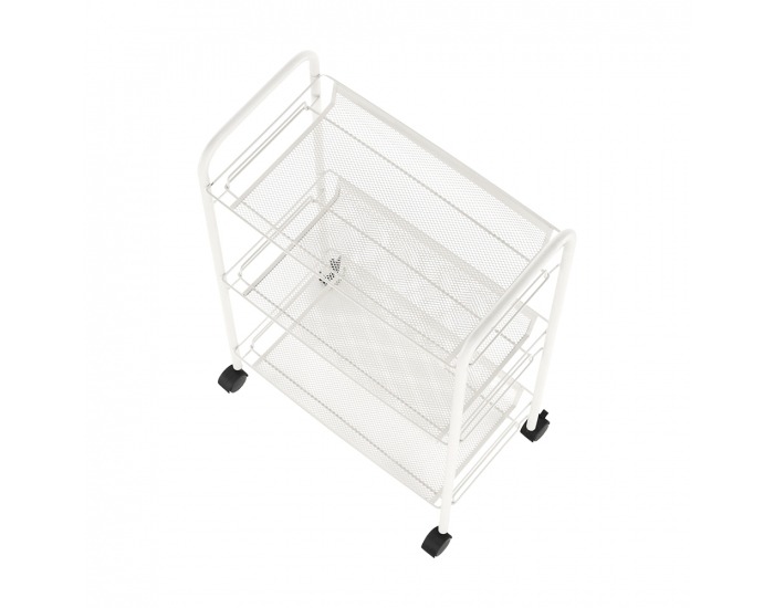 Servírovací stolík na kolieskach Jaron - biela