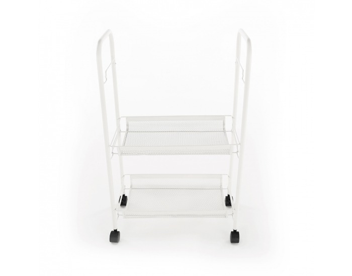 Servírovací stolík na kolieskach Jaron - biela
