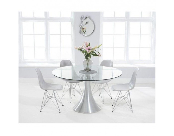 Jedálenská stolička Anisa New - čierna / chróm