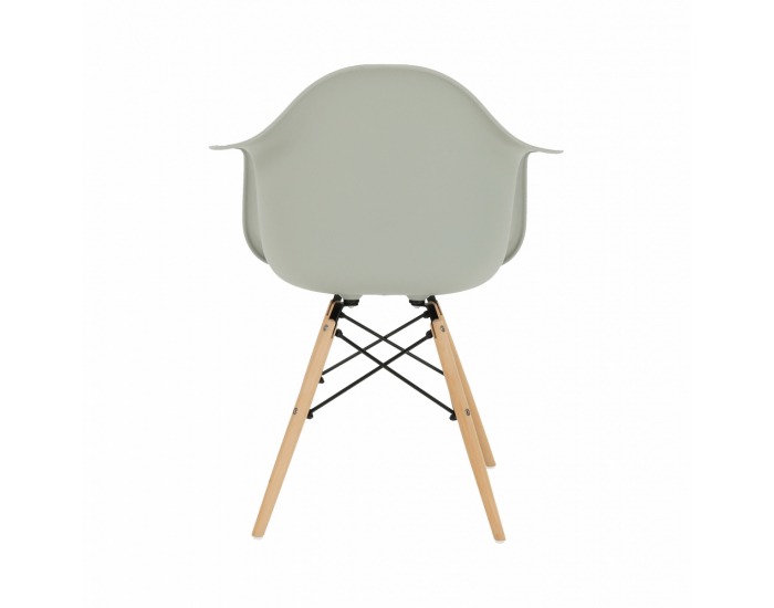 Jedálenská stolička Damen New - sivá / buk