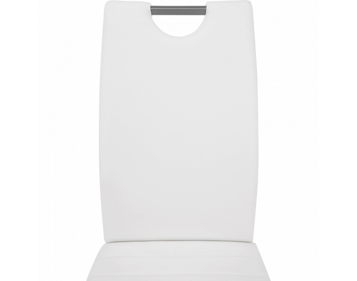 Jedálenská stolička Dekoma - biela