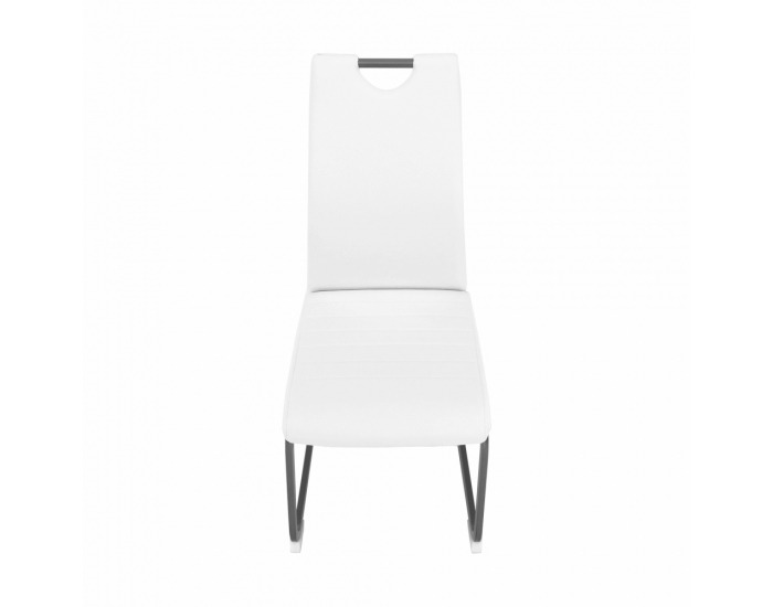 Jedálenská stolička Dekoma - biela