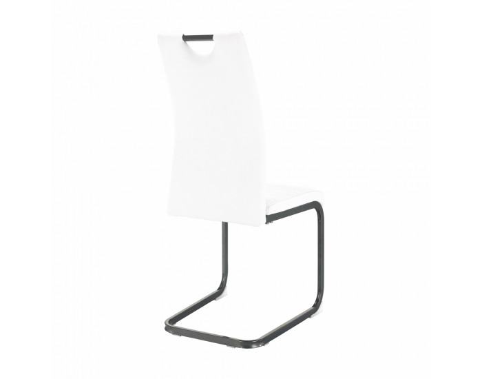 Jedálenská stolička Dekoma - biela