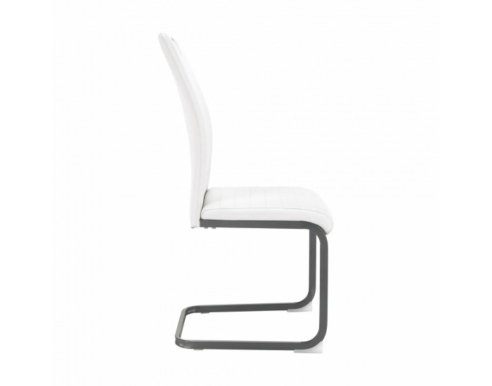 Jedálenská stolička Dekoma - biela