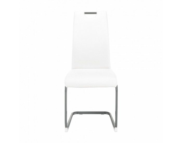 Jedálenská stolička Dekoma - biela
