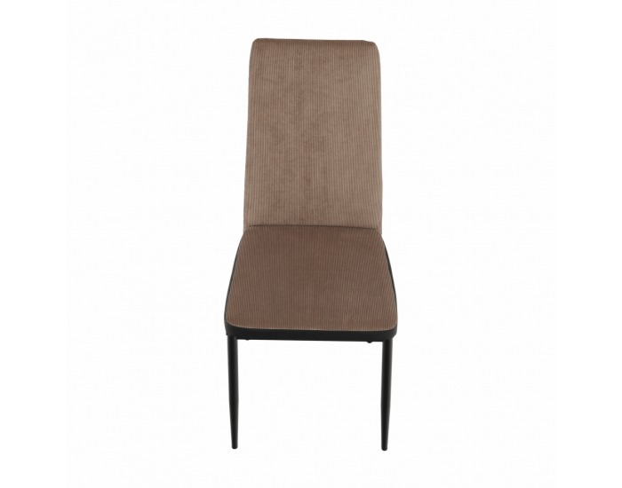 Jedálenská stolička Enra - svetlohnedá / čierna