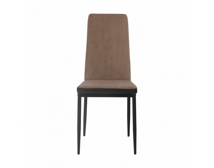 Jedálenská stolička Enra - svetlohnedá / čierna