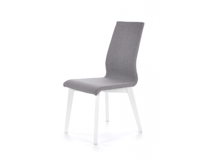 Jedálenská stolička Focus - biela / sivá