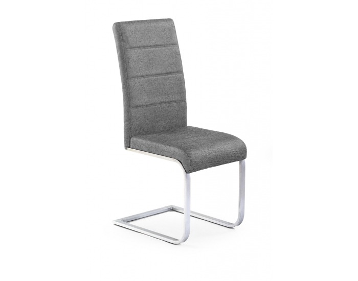 Jedálenská stolička K351 - sivá / chróm