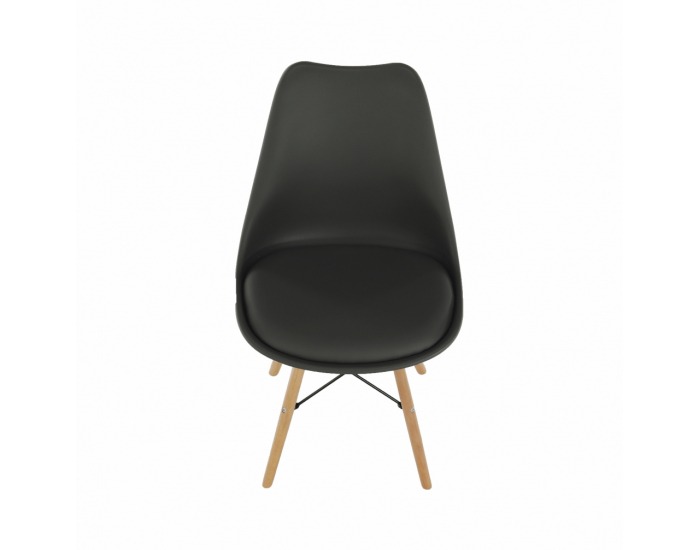 Jedálenská stolička Kemal New - tmavosivá / buk