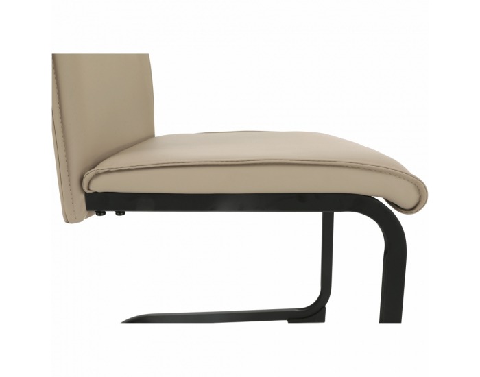 Jedálenská stolička Mektona - svetlohnedá / čierna