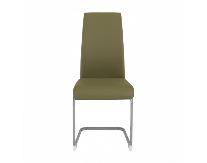 Jedálenská stolička Nobata - olivovozelená / sivá