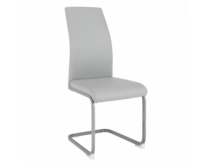 Jedálenská stolička Nobata - svetlosivá / sivá