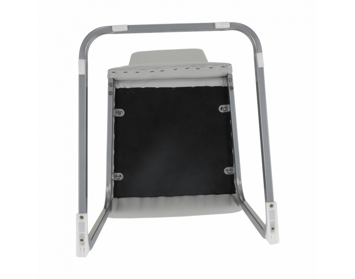 Jedálenská stolička Nobata - svetlosivá / sivá