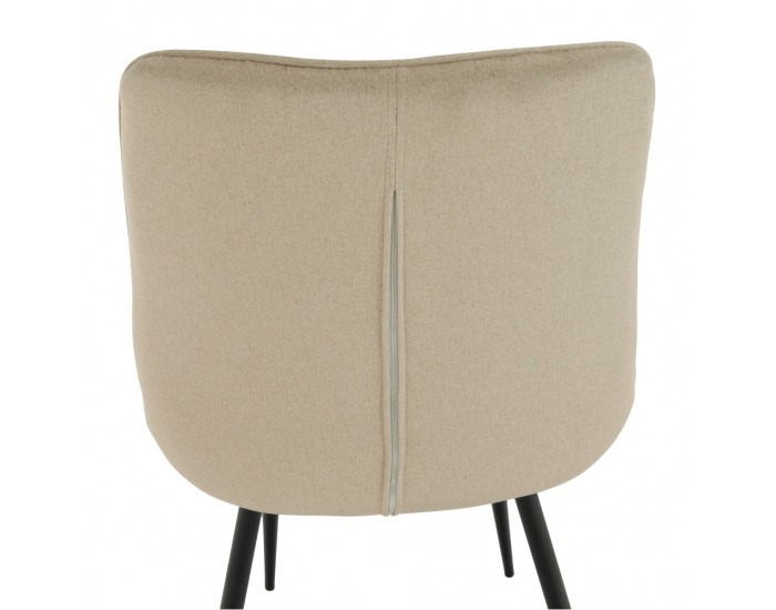 Jedálenská stolička Sarin - béžová / čierna