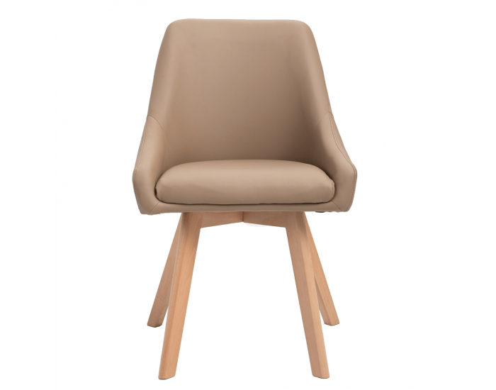 Jedálenská stolička Teza - béžová / buk