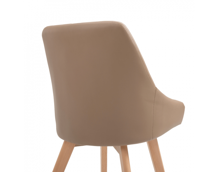 Jedálenská stolička Teza - béžová / buk