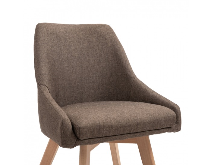 Jedálenská stolička Teza - hnedá / buk