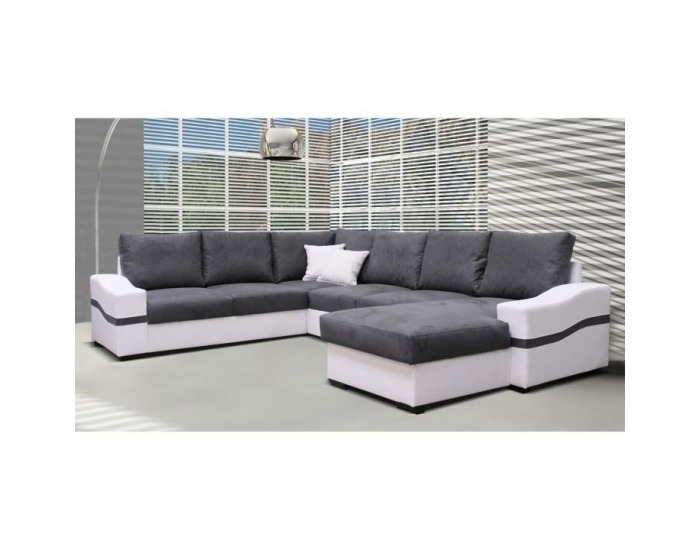 Jednosedačka Oregon 05 - sivá / biela