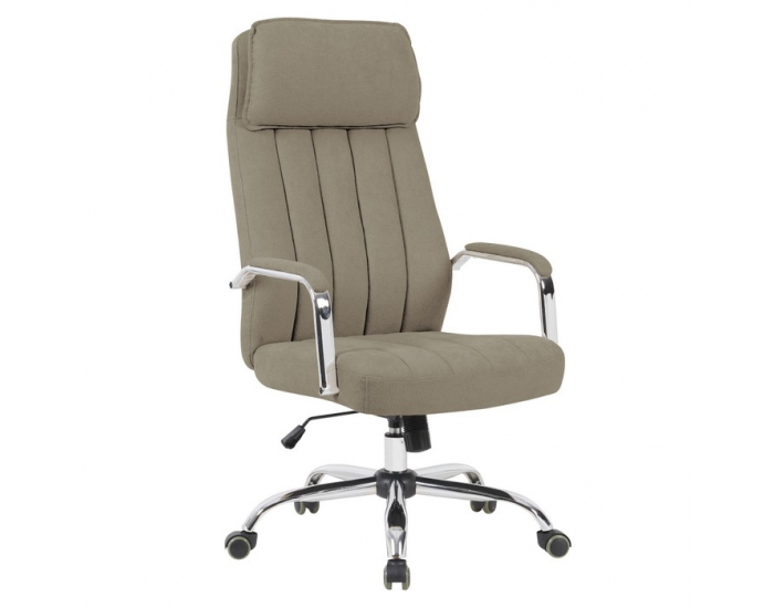 Kancelárske kreslo Jody - béžová / chróm