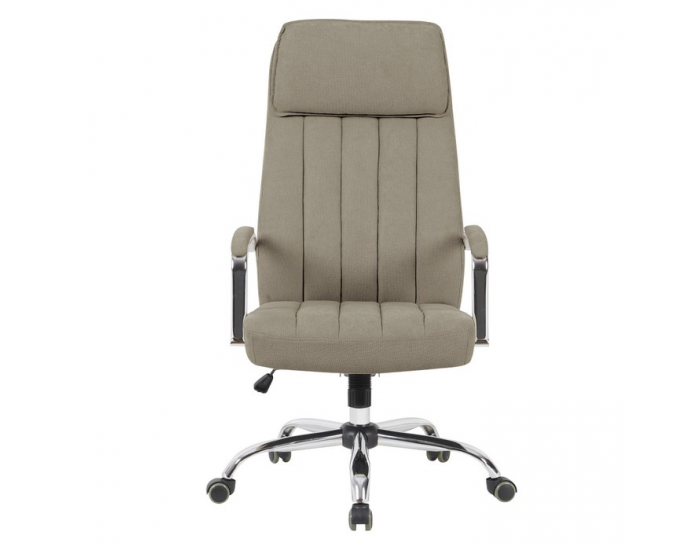 Kancelárske kreslo Jody - béžová / chróm