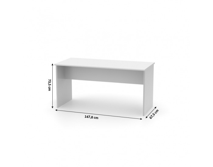 Písací stôl Johan New 08 - biela