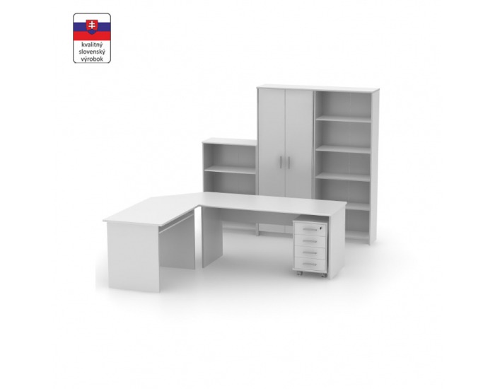 Kancelárska zostava Johan New - biela