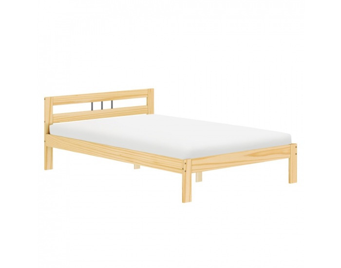 Manželská posteľ s roštom Jona 140x200 cm - prírodná