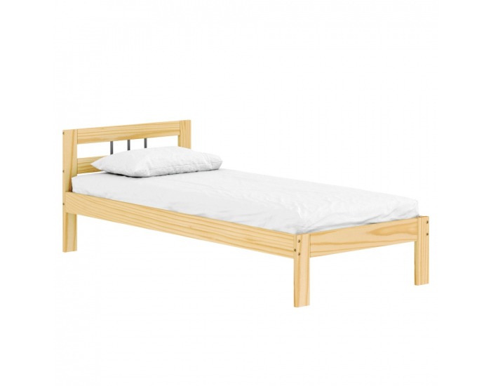 Jednolôžková posteľ s roštom Jona New 90x200 cm - prírodná