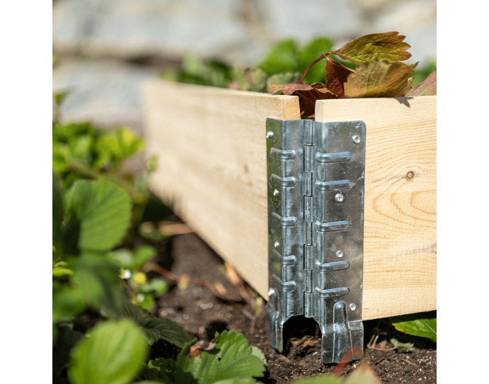 Drevený vyvýšený záhon Jubol Typ 2 - prírodná