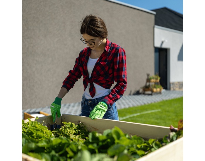 Drevený vyvýšený záhon Jubol Typ 2 - prírodná