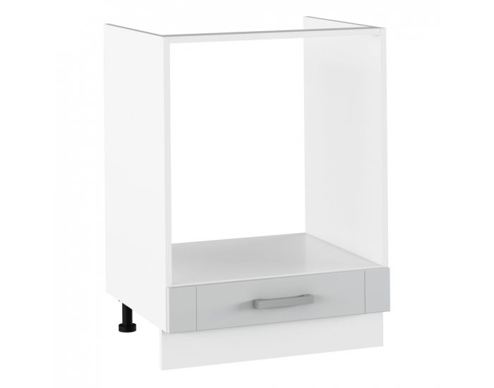 Kuchynská skrinka na sporák Julia Typ 58 - svetlosivá / biela