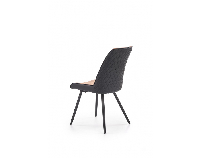 Jedálenská stolička K323 - hnedá / čierna