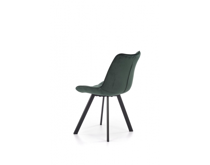 Jedálenská stolička K332 - tmavozelená / čierna