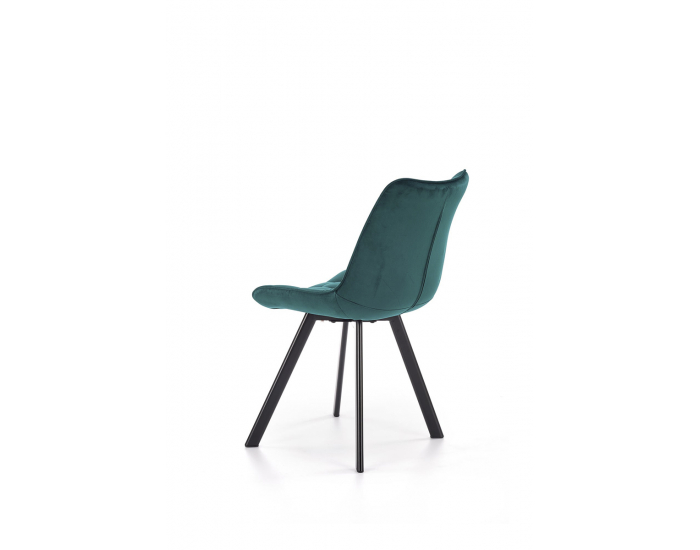 Jedálenská stolička K332 - tyrkysová / čierna