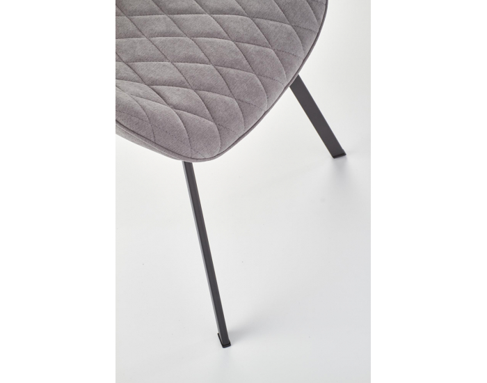 Jedálenská stolička K360 - sivá / čierna