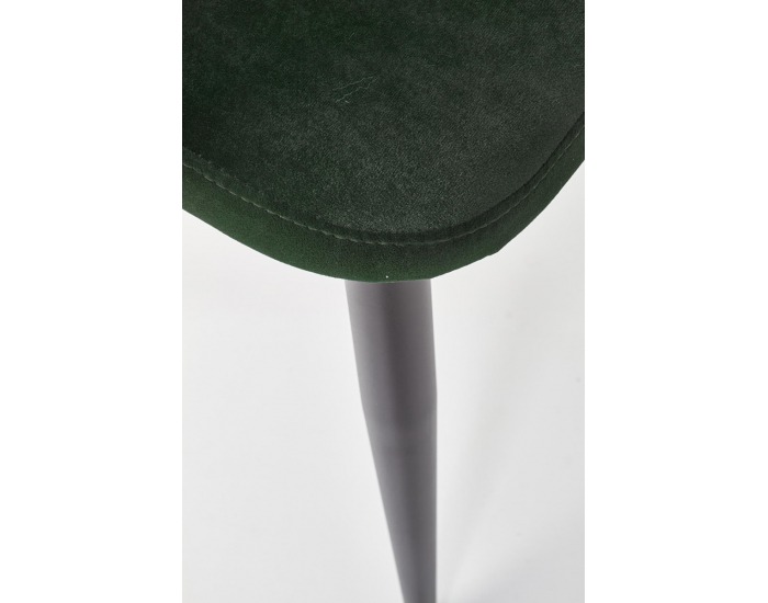 Jedálenská stolička K364 - tmavozelená / čierna