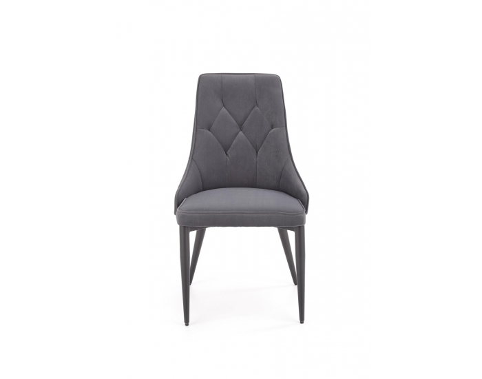 Jedálenská stolička K365 - sivá / čierna