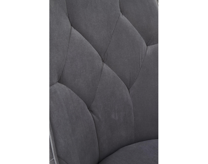 Jedálenská stolička K365 - sivá / čierna