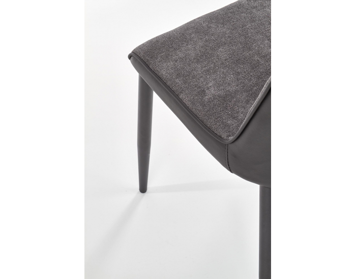 Jedálenská stolička K368 - tmavosivá / čierna