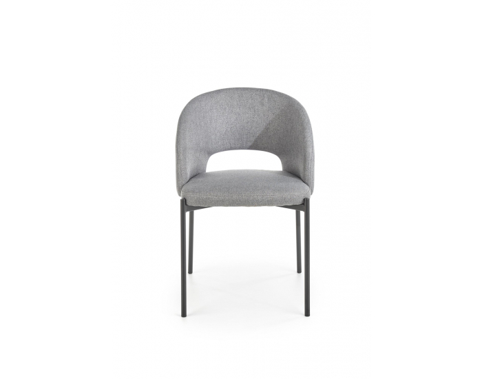 Jedálenská stolička K373 - sivá / čierna