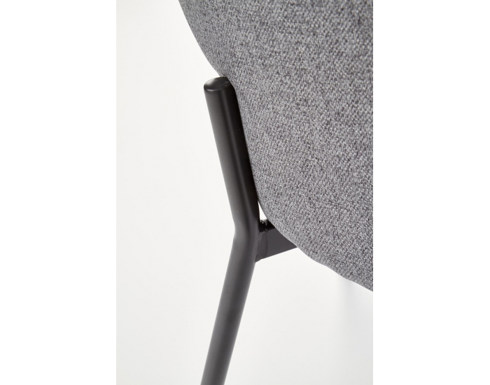 Jedálenská stolička K373 - sivá / čierna